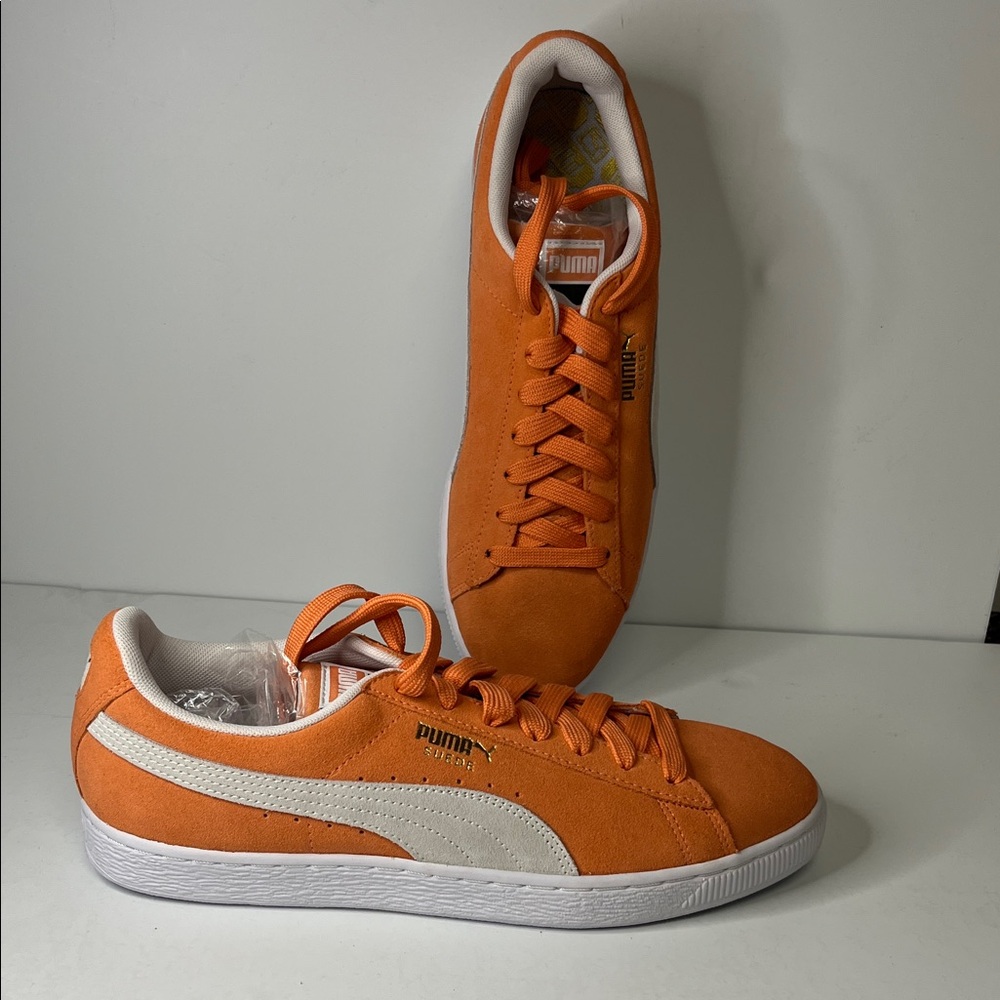Puma Men's Bright Orange Sneakers